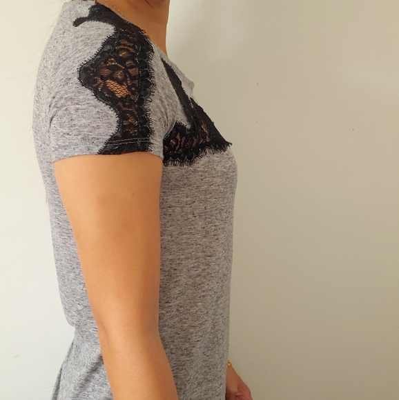 Dynamite tshirt with lace detail - Picture 3 of 6